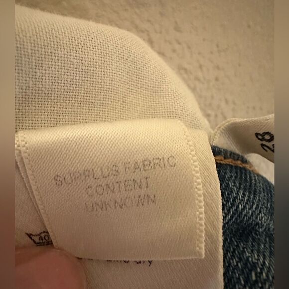 Reformation Julia High Waist Cigarette Jean Straight Leg Distressed Size 28 - Picture 9 of 9